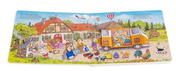 Benno Bibers Bauernhof. Traktor, Kuh und Huhn – da gibt es viel zu tun