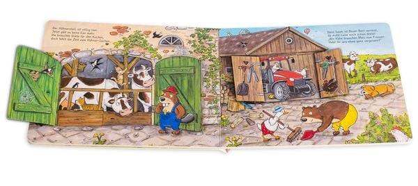 Benno Bibers Bauernhof. Traktor, Kuh und Huhn – da gibt es viel zu tun