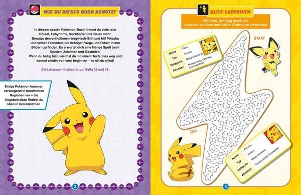 Pokémon Activity-Buch: Wisch & Weg - Spielspaß
