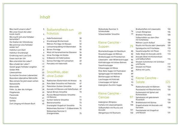 Richtig essen bei Fettleber