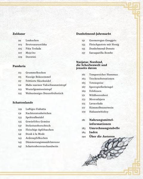 World of Warcraft: Neue Genüsse aus Azeroth - Das offizielle Kochbuch