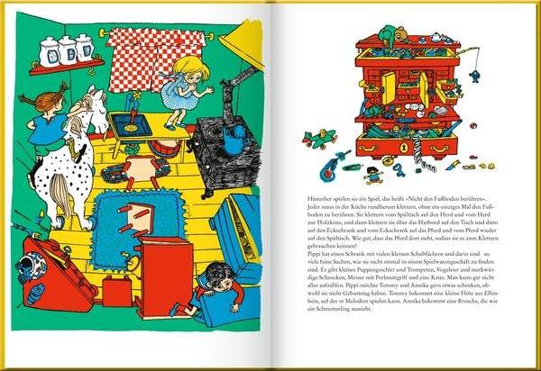 Hier kommt Pippi Langstrumpf. Der kunterbunte Bilderbuchschatz