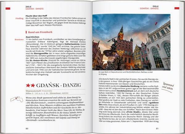 Baedeker Reiseführer Polnische Ostseeküste, Masuren, Danzig