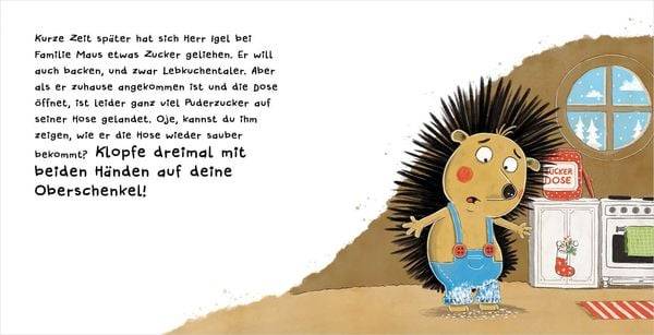 Schüttel den Weihnachtsbaum. Ein Weihnachts-Mitmachbuch zum Schütteln, Schaukeln, Pusten, Klopfen und sehen, was dann passiert. Von 2 bis 4 Jahren