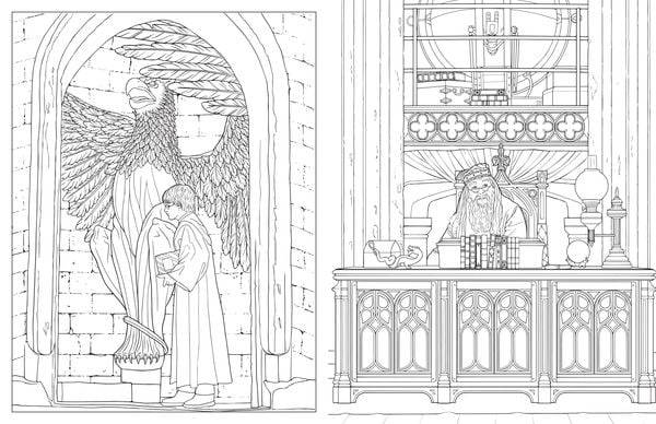 Aus den Filmen zu Harry Potter: Das offizielle Hogwarts-Malbuch