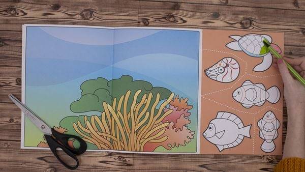 Wir basteln! - Malen, Ausschneiden, Kleben - Unter Wasser