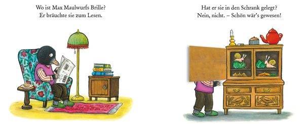Wo ist die Brille von Max Maulwurf?