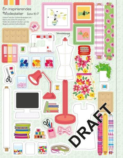 Mein Stickerbuch: Wohnträume