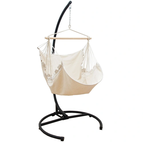 XL Hängesessel mit Gestell Outdoor - 210cm Hängestuhl Ständer mit Relaxsessel XL Hängesessel mit Gestell Outdoor - 210cm Hängestuhl Ständer mit Relaxsessel