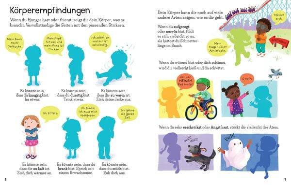 Mein erstes Stickerbuch: Gefühle