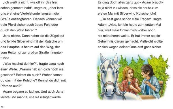 Silberwind, das weiße Einhorn (Band 3) - Die vier Wildpferde