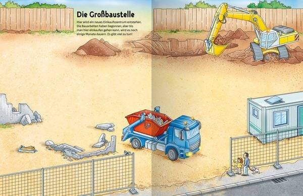 Meine große bunte Stickerwelt - Baustelle