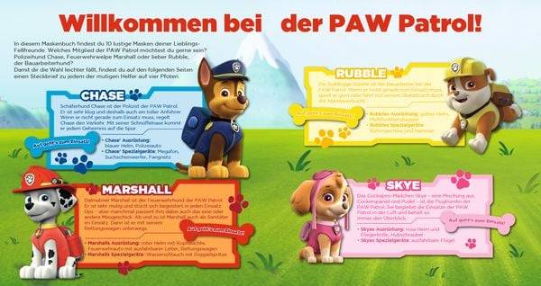 PAW Patrol: Mein Maskenbuch