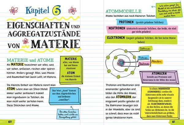 Big Fat Notebook - Alles, was du für Physik, Chemie und Bio brauchst - Das geballte Wissen von der 5. bis zur 9. Klasse. Mit Bonuswissen: Erdkunde