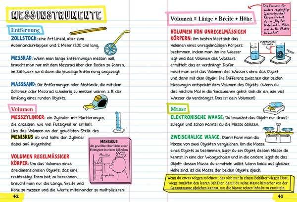 Big Fat Notebook - Alles, was du für Physik, Chemie und Bio brauchst - Das geballte Wissen von der 5. bis zur 9. Klasse. Mit Bonuswissen: Erdkunde