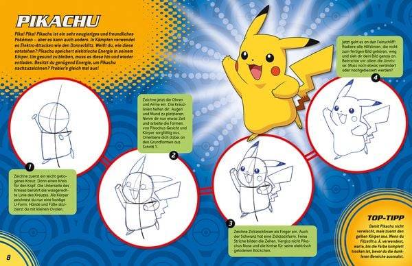 Pokémon: Zeichne Pokémon Schritt für Schritt