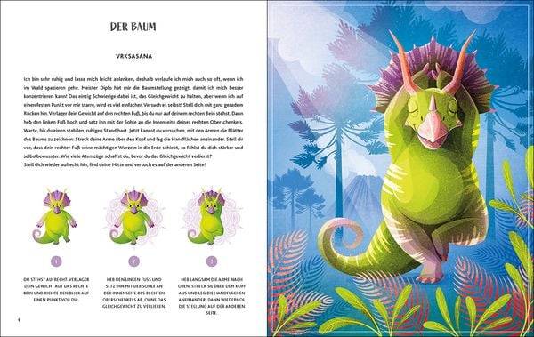 Kinder-Yoga für kleine Dinos