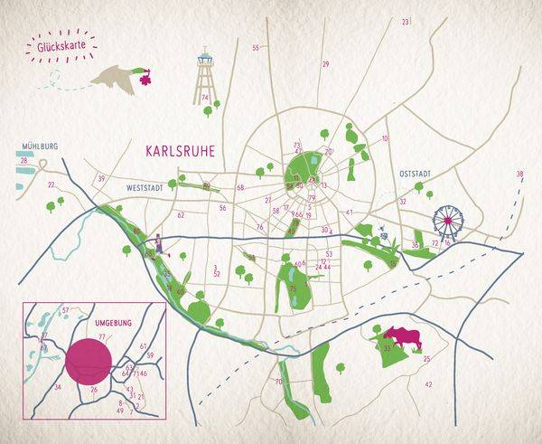 Glücksorte in Karlsruhe