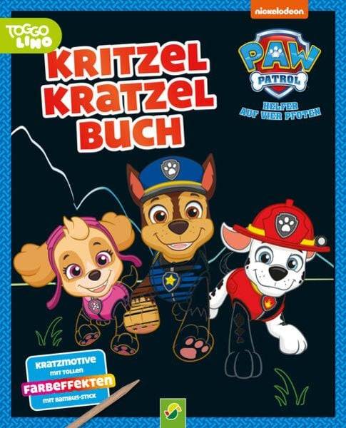 PAW Patrol Kritzel-Kratzel-Buch für Kinder ab 5 Jahren
