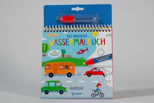 Das magische Wassermalbuch - Fahrzeuge