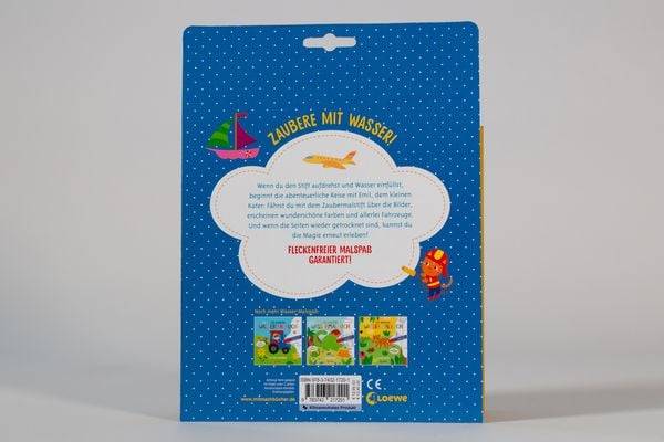 Das magische Wassermalbuch - Fahrzeuge
