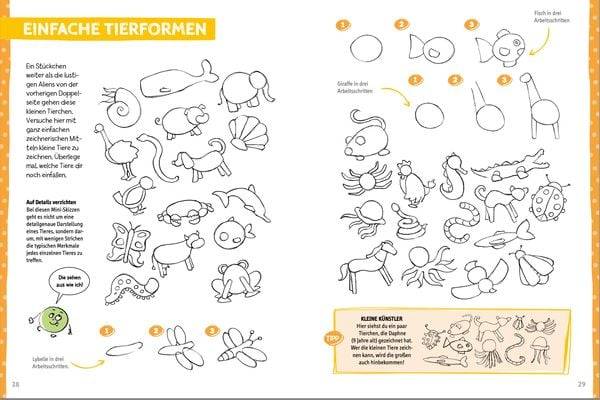 Die Kunst des Zeichnens für Kinder Zeichenschule