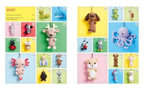 Sweet Minis häkeln – 23 niedliche Schlüsseltiere