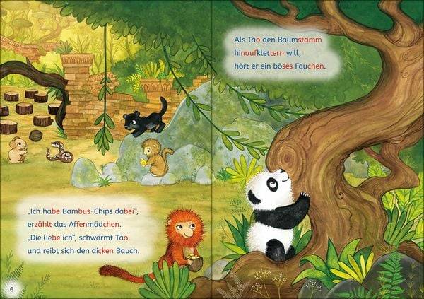 Leselöwen Lesetraining 1. Klasse - Ein Panda in der Dschungelschule