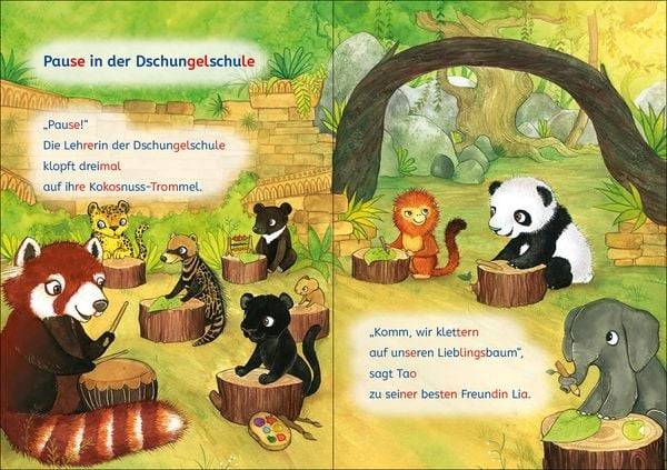 Leselöwen Lesetraining 1. Klasse - Ein Panda in der Dschungelschule