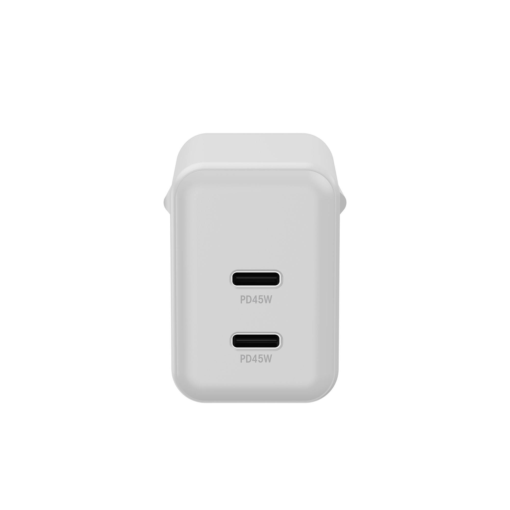 XLayer Universal 45W Powercharger USB Typ C & USB Typ C White