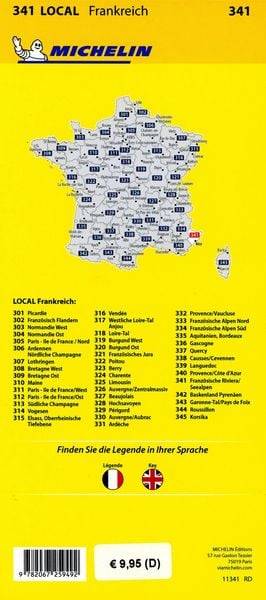 Michelin Französische Riviera - Seealpen