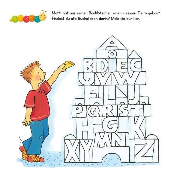 Lernraupe – Mein großes Übungsbuch für die Vorschule