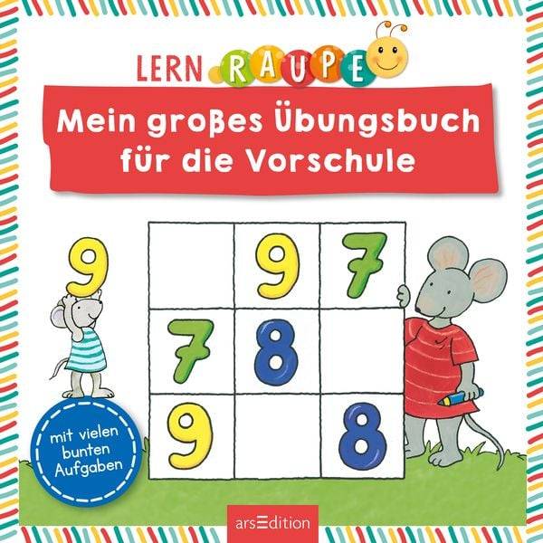 Lernraupe – Mein großes Übungsbuch für die Vorschule