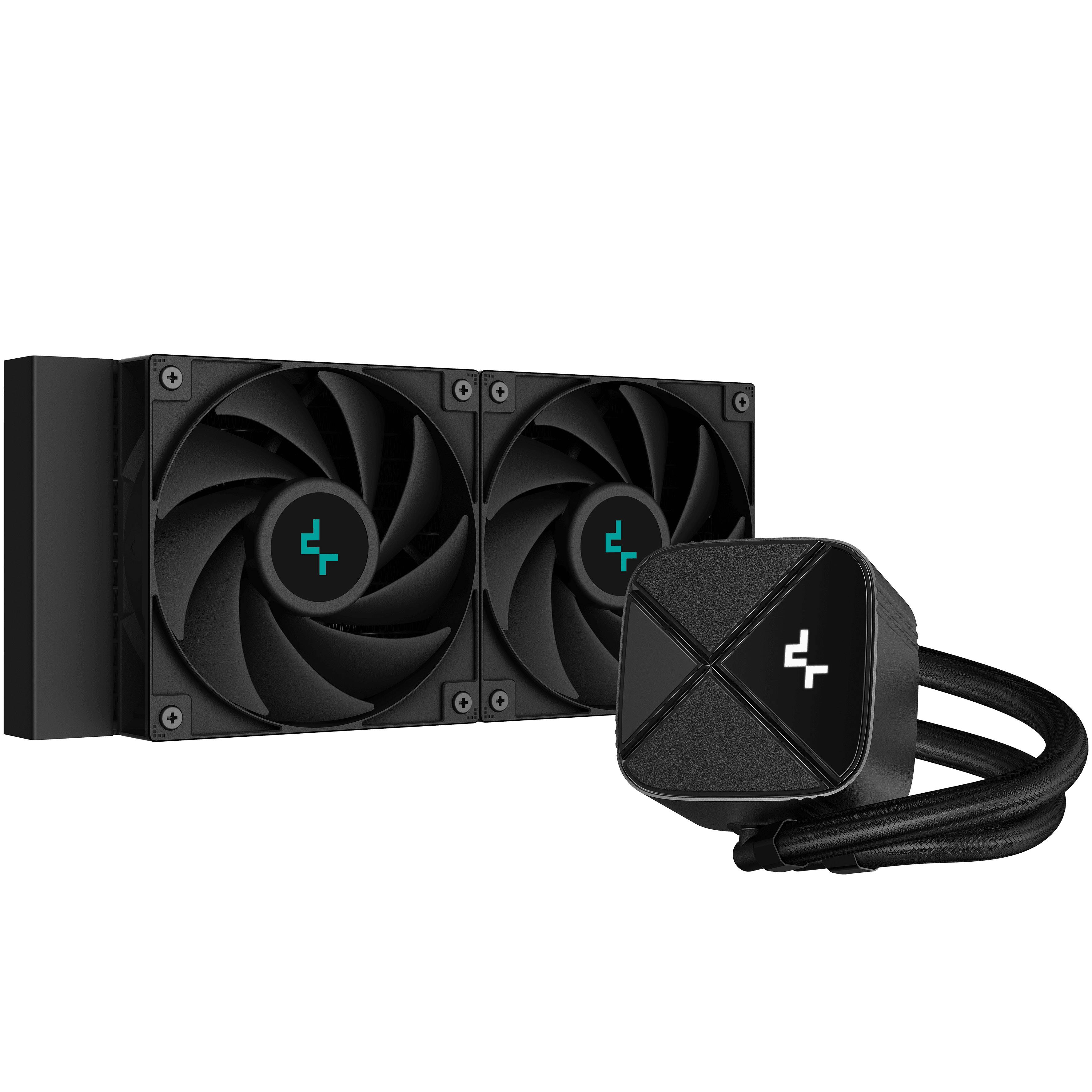 Deepcool LS520S ZERO DARK - Prozessor-Flüssigkeitskühlsystem - Kühlergröße: 240