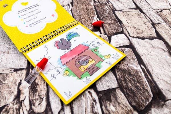 Das magische Wassermalbuch - Auf dem Bauernhof