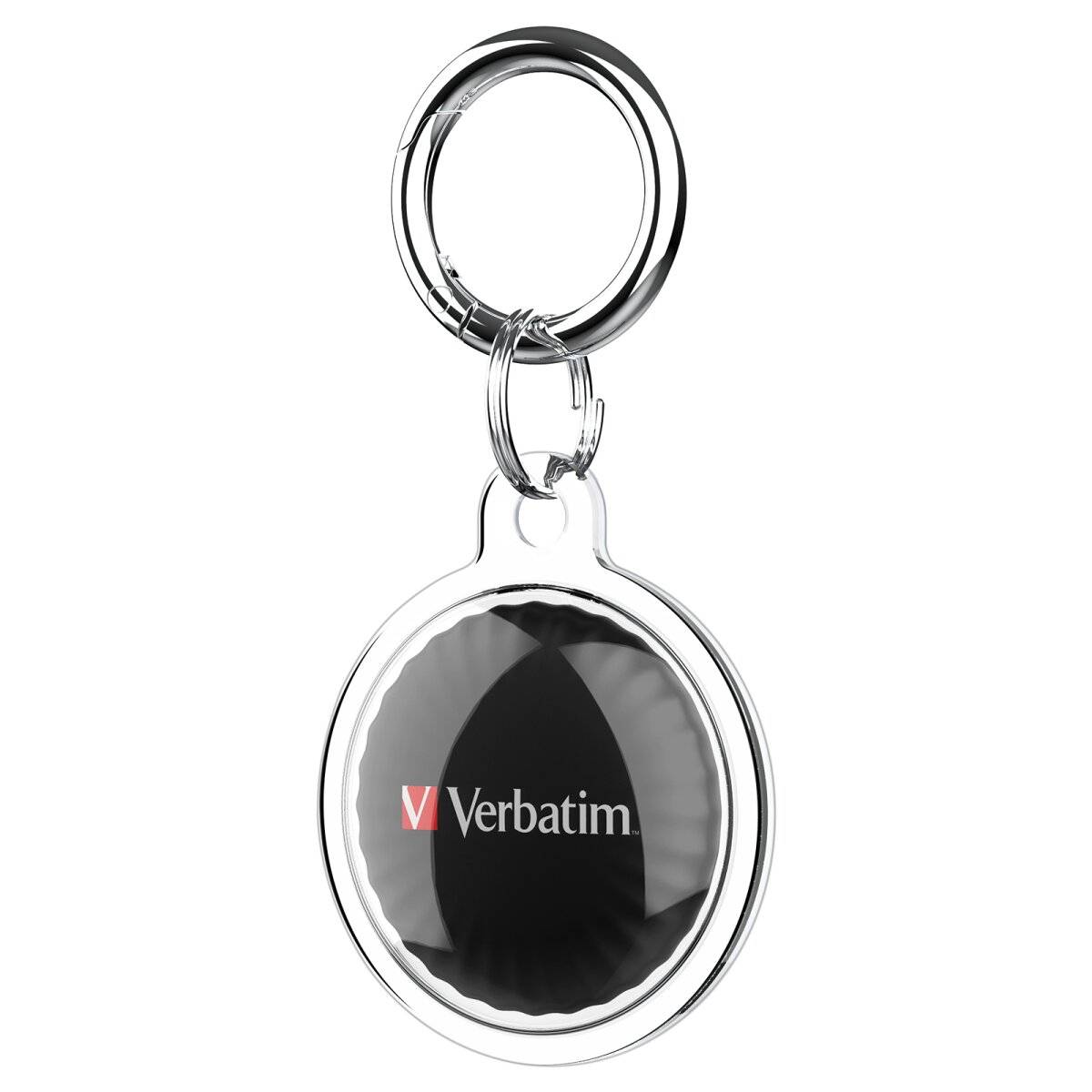 Verbatim Tracker, Bluetooth, My Finder Coin, MYFC-01B kompatibel mit Find My App, Keyring, Schwarz