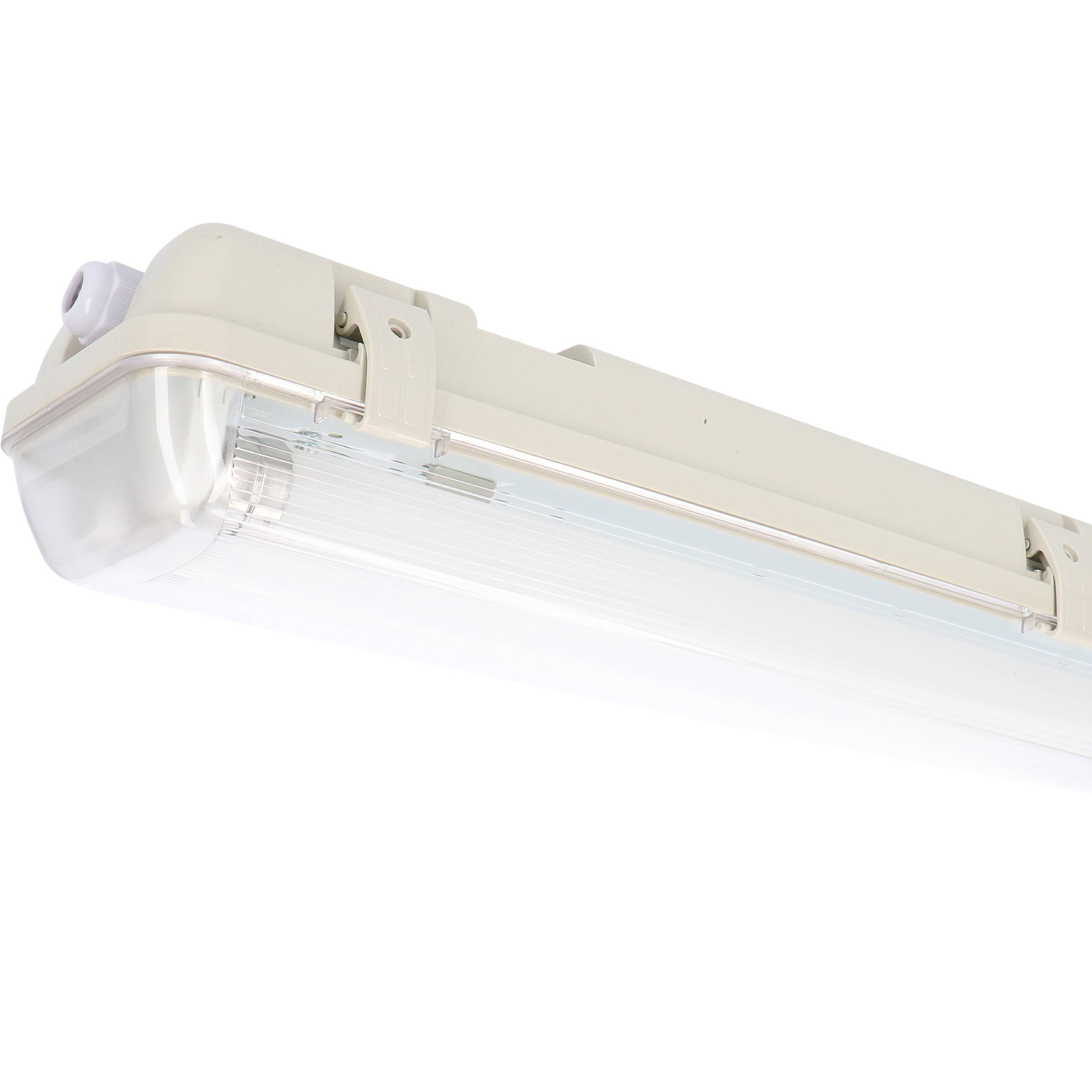 LED's light Feuchtraumleuchte mit LED-Röhren 120 cm 2x 14W neutralweiß IP65 G13