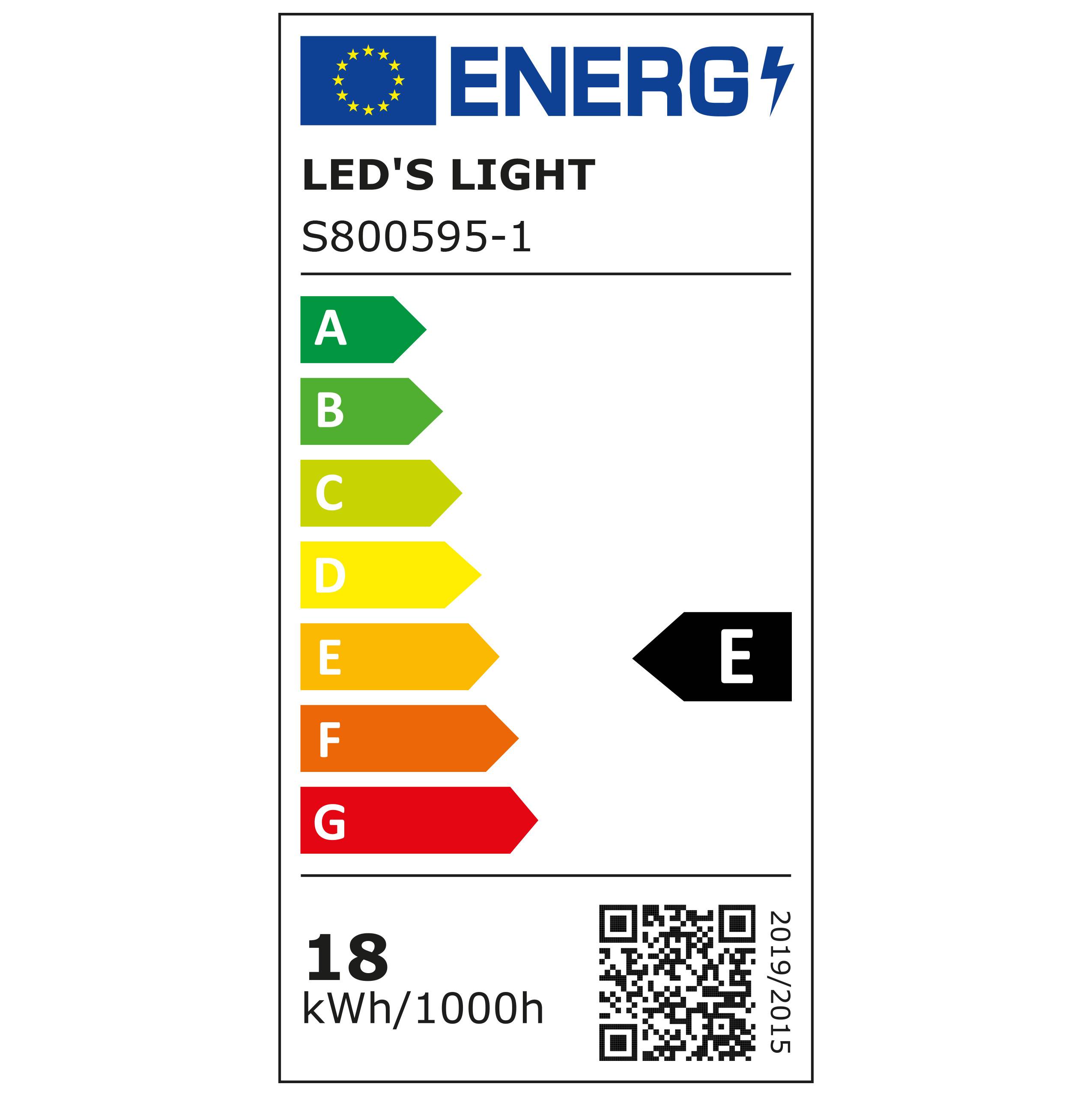 LED's light Deckenleuchte 37cm 18W warmweiß IP44 Schutzbereich 3 geeignet