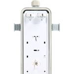 LED's light Feuchtraumleuchte mit LED-Röhren 120 cm 2x 14W neutralweiß IP65 G13