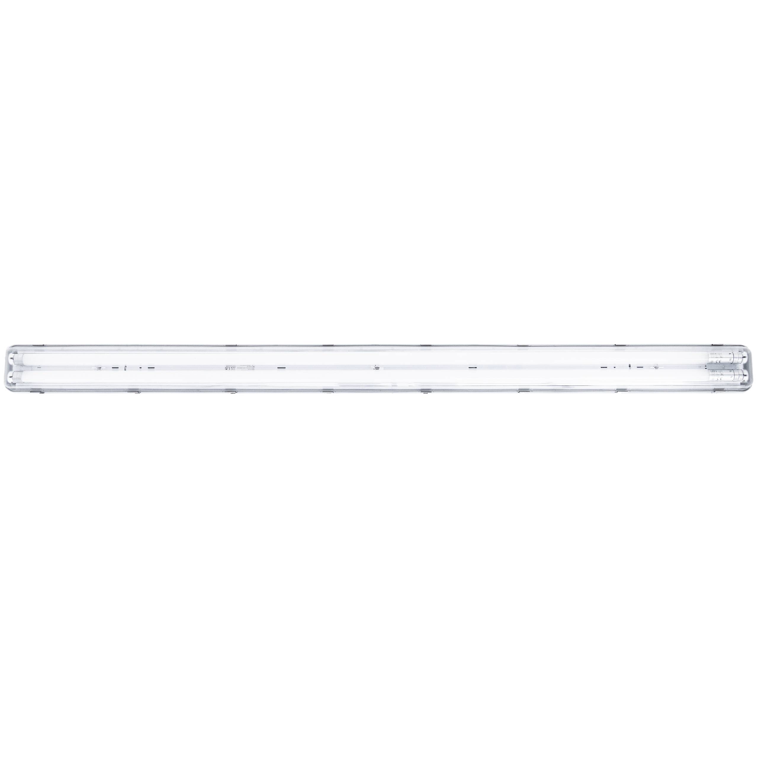 LED's light Feuchtraumleuchte mit LED-Röhren 150 cm 2x 20,5W neutralweiß IP65 G13