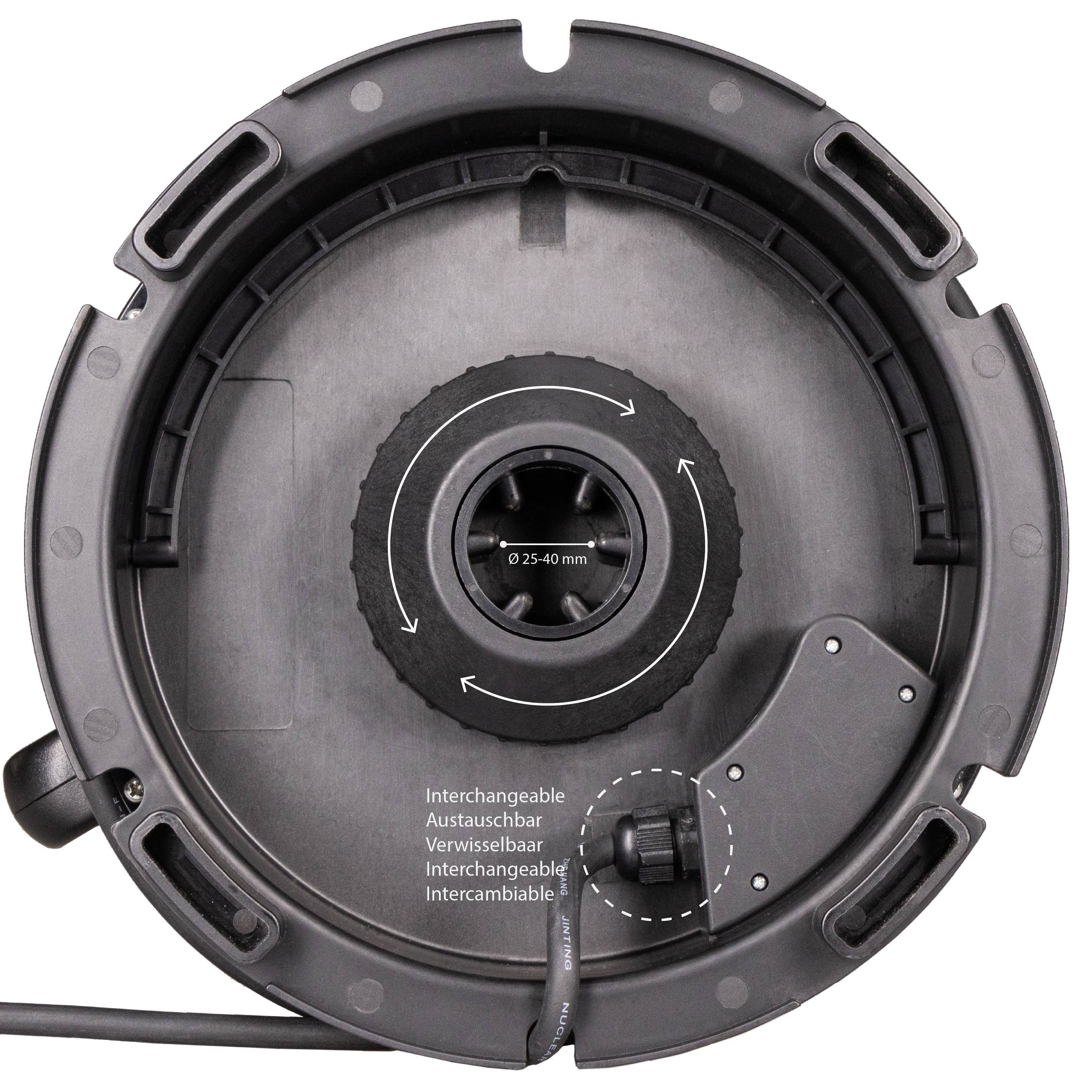 LED's work LED-Baustrahler 80W für 18V Werkzeugakkus o. Netzbetrieb IP55