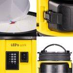 LED's work LED-Baustrahler 80W für 18V Werkzeugakkus o. Netzbetrieb IP55