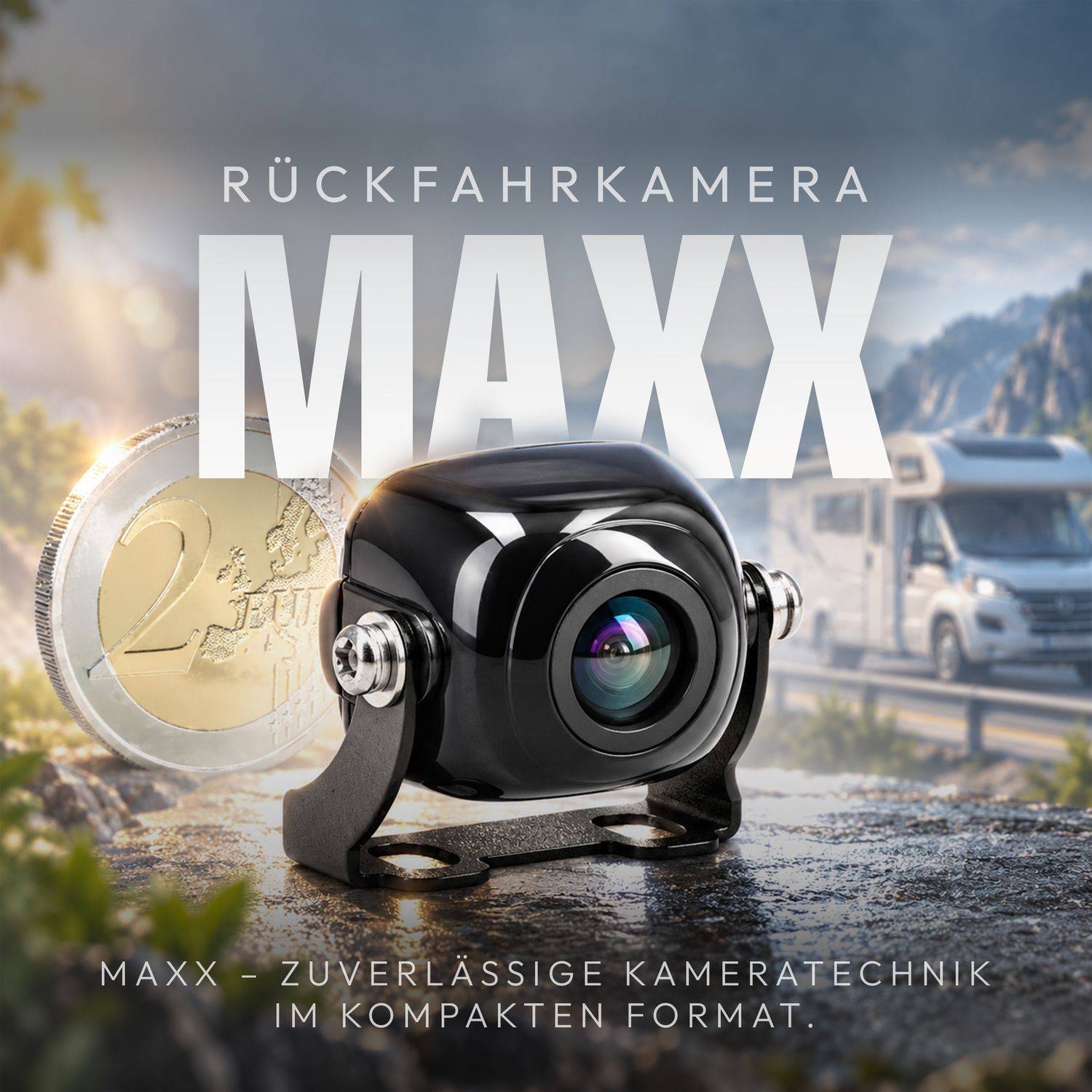 VSG24 Rückfahrkamera MAXX | Mini Kamera 3x3 cm PKW RV-23141