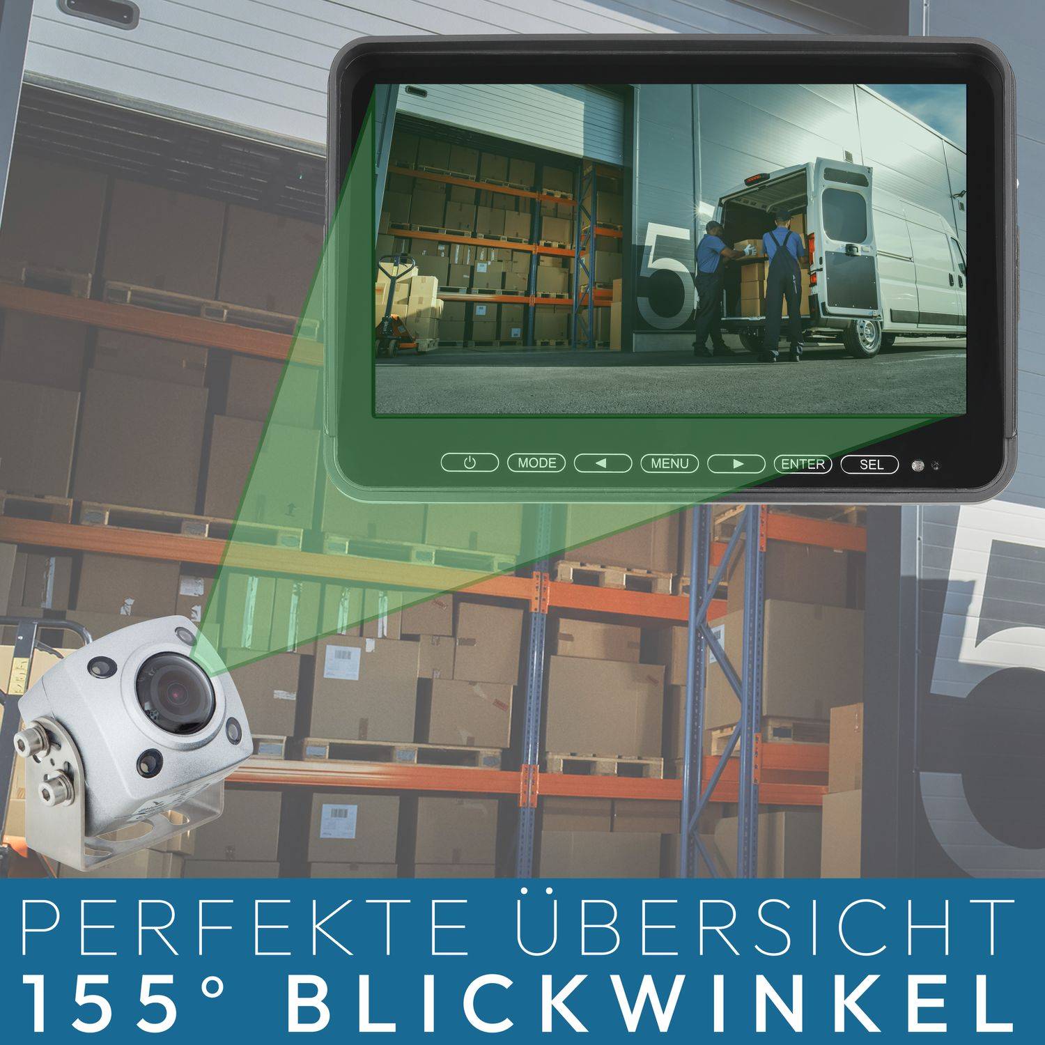 VSG24 Rückfahrkamera IP69K EXPERT | HD 1080P Traktoren, Agrar, Transporter, Wohnmobil RV-23195