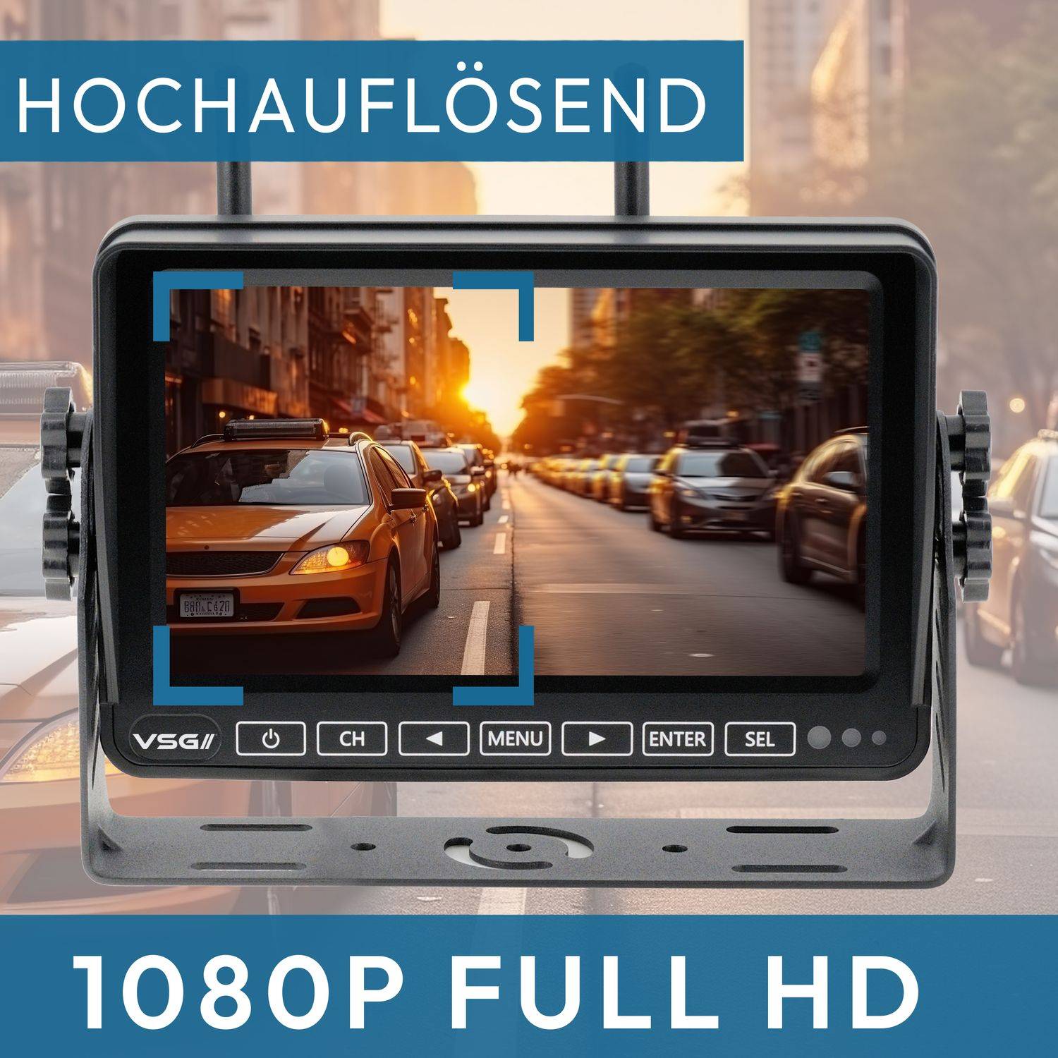 VSG24 Rückfahrkamera IP69K EXPERT | HD 1080P Traktoren, Agrar, Transporter, Wohnmobil RV-23195