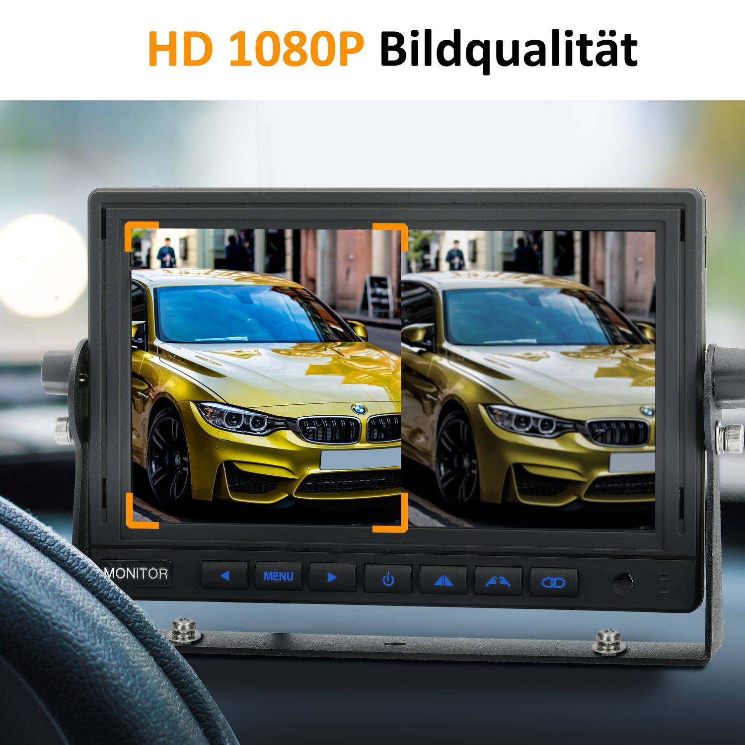 VSG24 Rückfahrkamera LOGISTIK HD | Kugelkopf- HD 1080P Rückfahrkamera Kleintransporter RV-23591