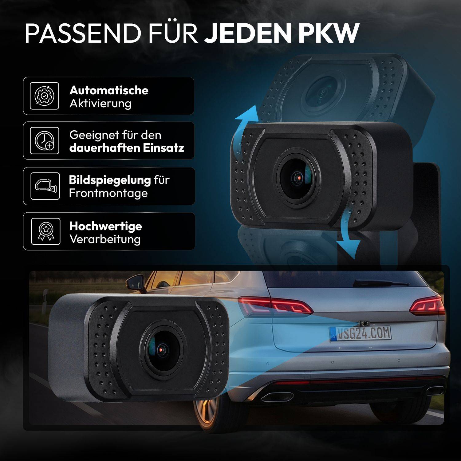 VSG24 5" FUNK-HD-Set PREMIUM ONE für PKW RVS-24147