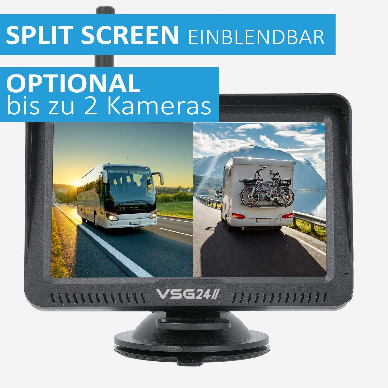 VSG24 5" FUNK-HD-Set PREMIUM ONE für PKW RVS-24147