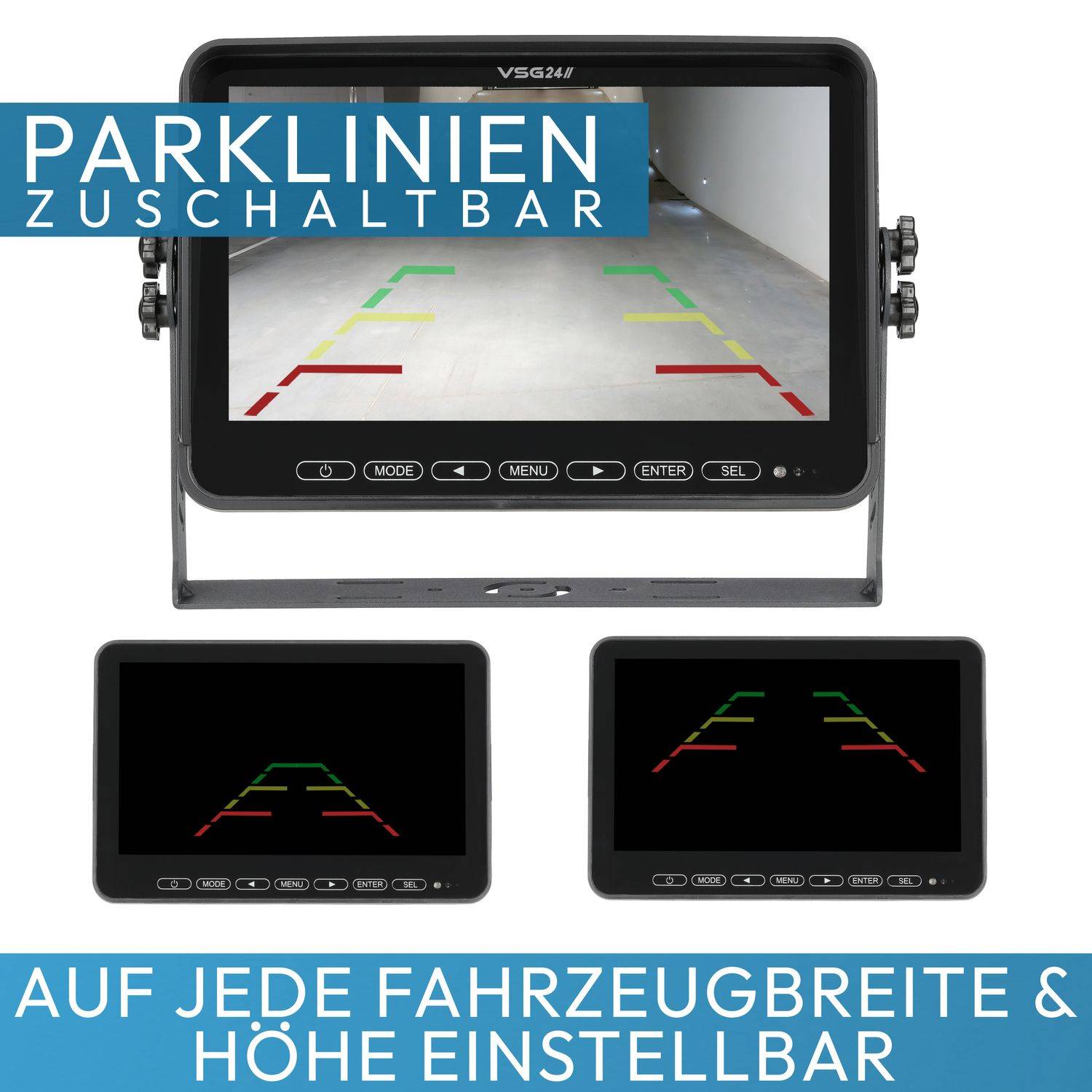 VSG24 10" FUNK-Set ELEMENT HD XL mit 2 x AKKU Magnet Kamera RVS-24576