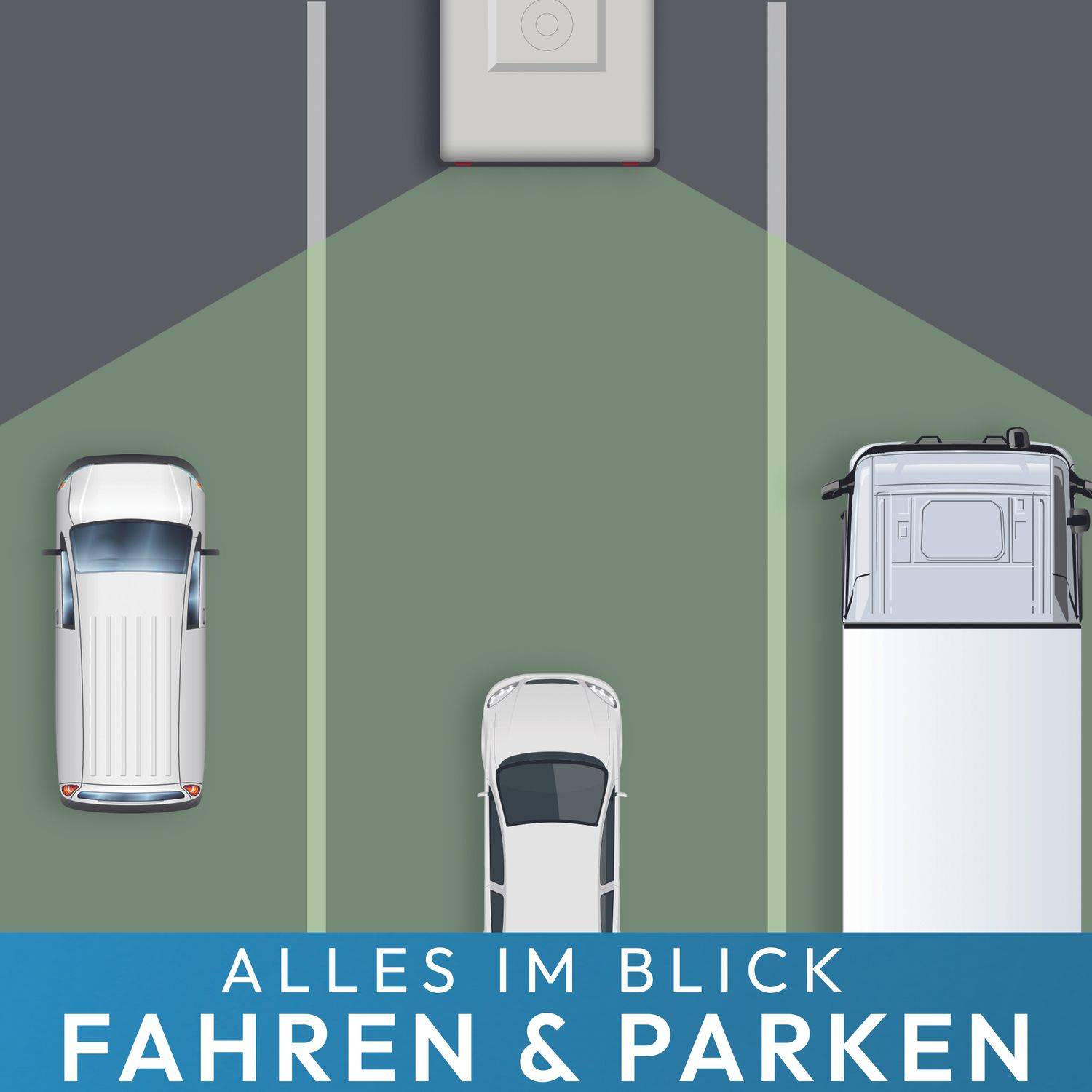 VSG24 7" FUNK-HD-Rückfahrkamera PREMIUM PRO HD mit 2 Kameras 24582